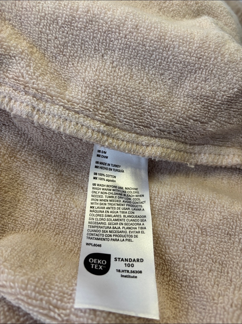 Hotel Collection Turkish Cotton Robe - Picture 4 of 5